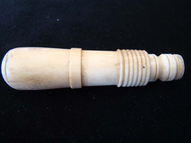 A charming 19th century carved bone Apple Corer — image 2